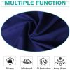 50 in x 84 in Outdoor Curtains for Patio Waterproof, Porch Privacy Drapes on Top and Bottom Curtain , Navy (1 Panel)