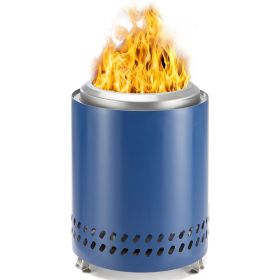 Smokeless Fire Pit, 304 Stainless Steel Tabletop Firepit Wood Pellets Burning Fire Pits for Camping, Bonfire (Color: as Pic)